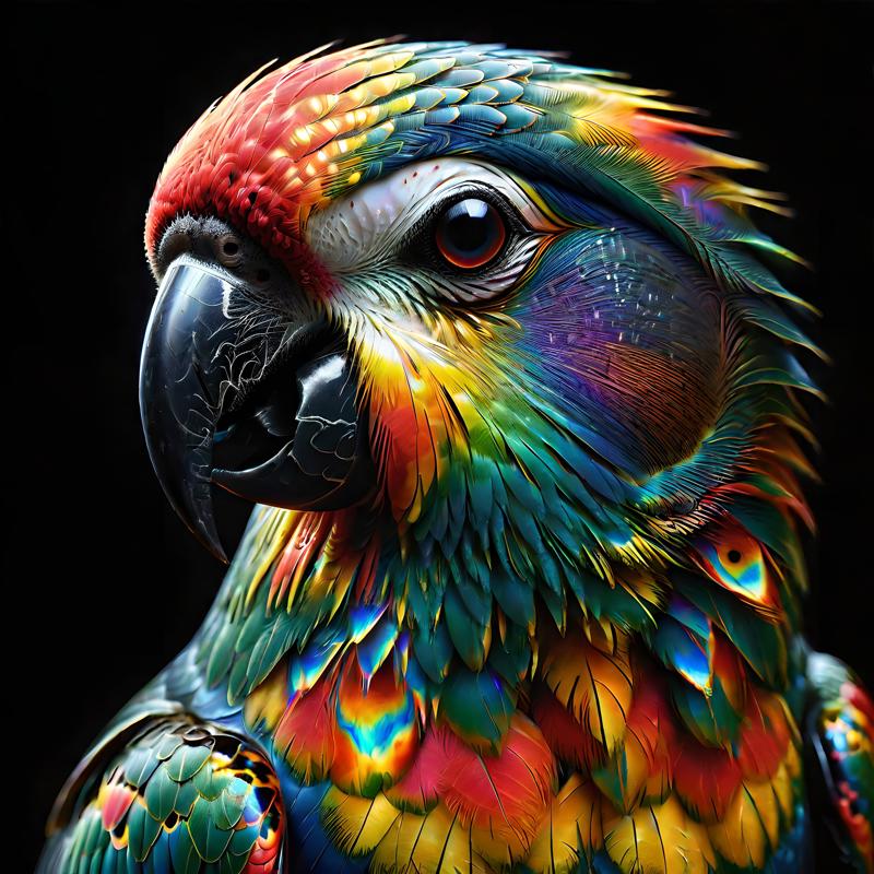 00019-nightvisionXLPhotorealisticPortrait_release0770Bakedvae-close up of a beautiful perrot black backround.jpg